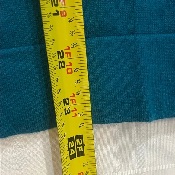 Teal Button-Up Cardigan - Picture 4 of 4